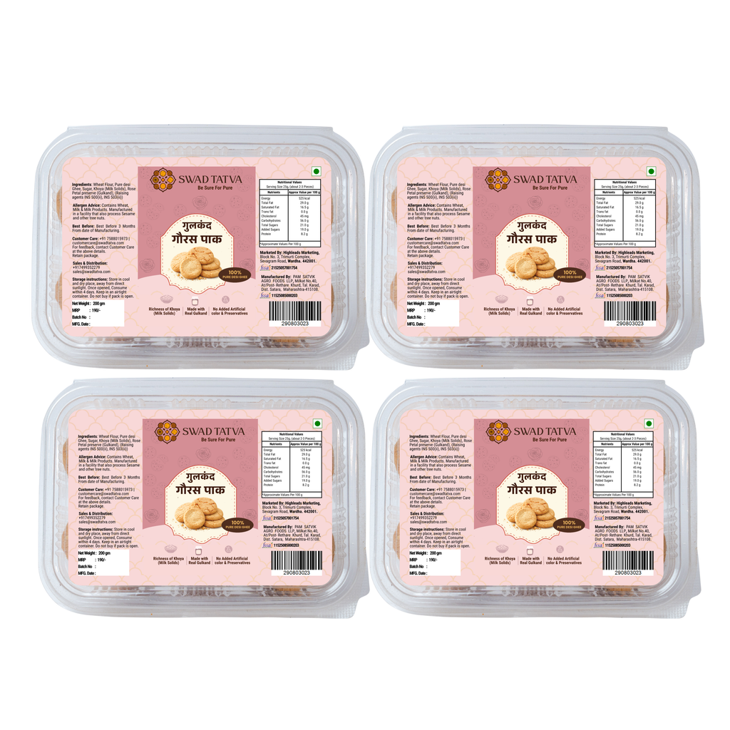 Gulkand Gauras Pak Pack of 4