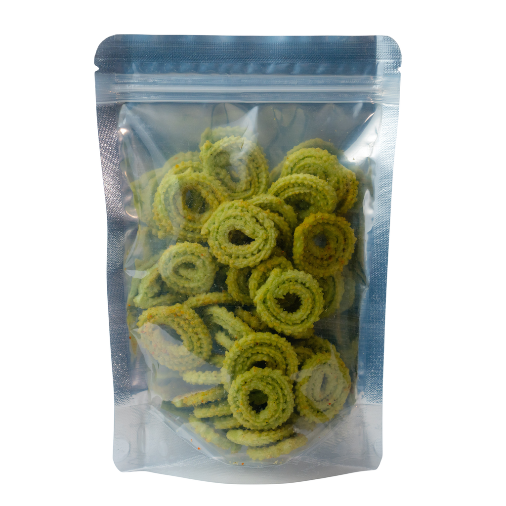 Lemon Pepper Butter Chakli - Tangy Crunchy Snack | Handmade Fresh | 80 gm