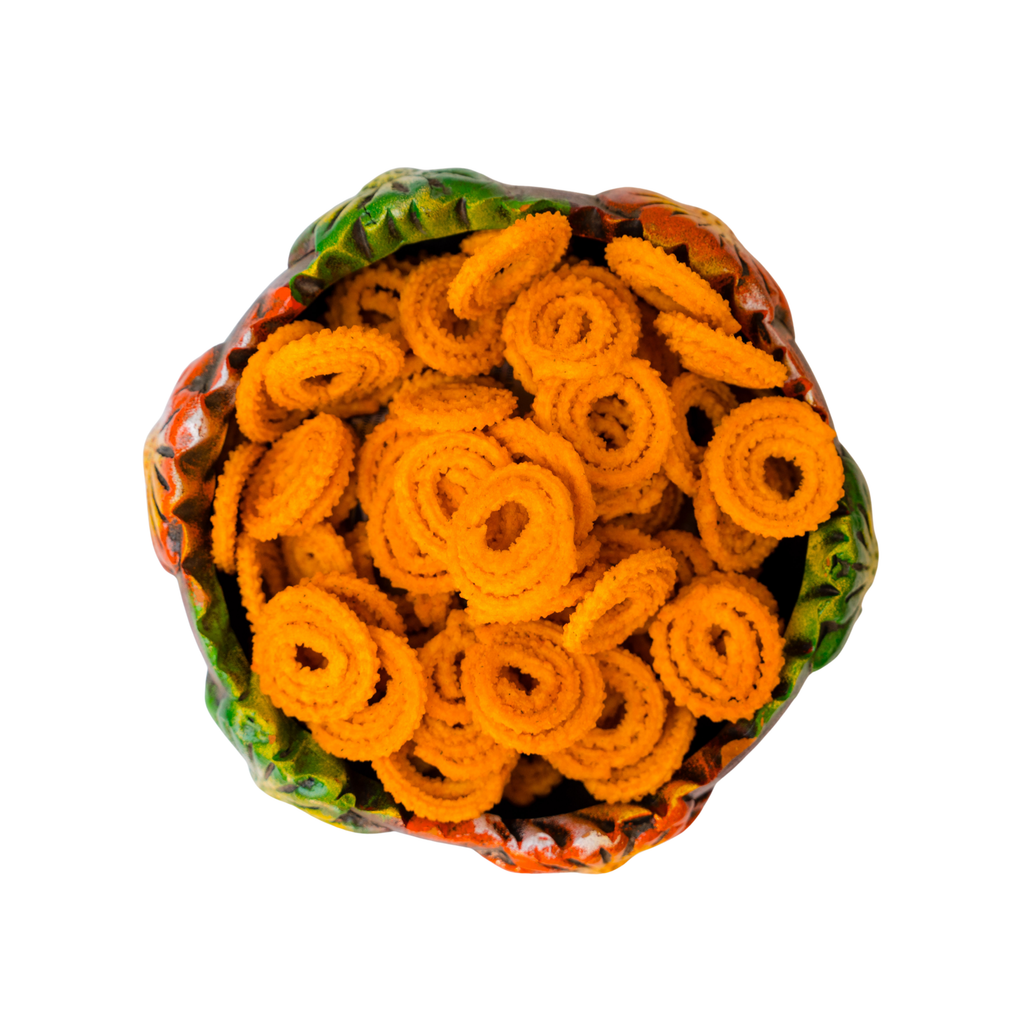 Peri Peri Butter Chakli - Spicy Crunchy Snack | Handmade Fresh | 80 gm