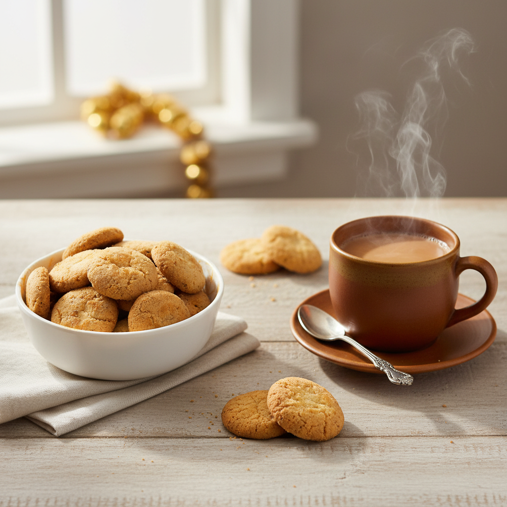 Gauras Pak with chai tea